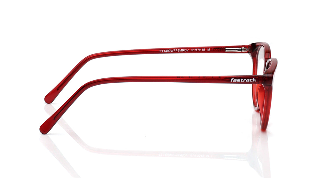 Red CatEye Rimmed Eyeglasses for Women