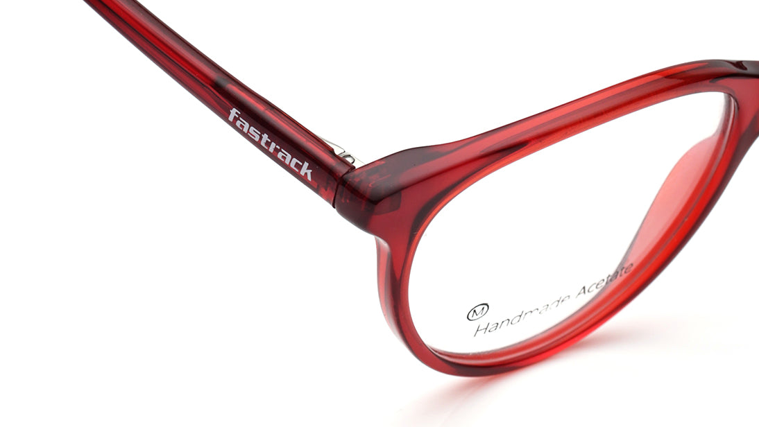 Red CatEye Rimmed Eyeglasses for Women