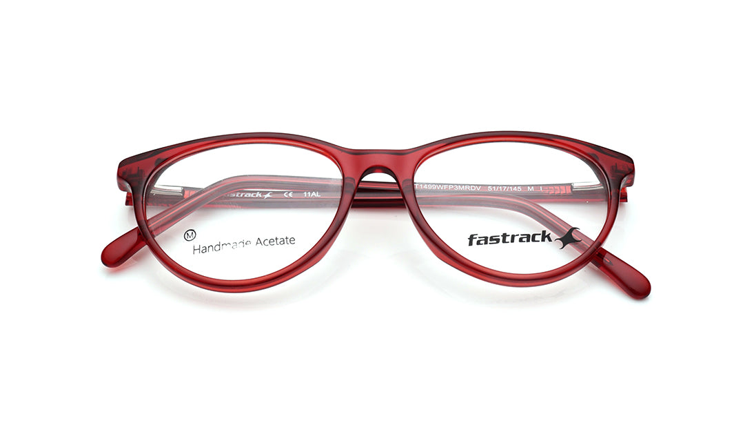 Red CatEye Rimmed Eyeglasses for Women