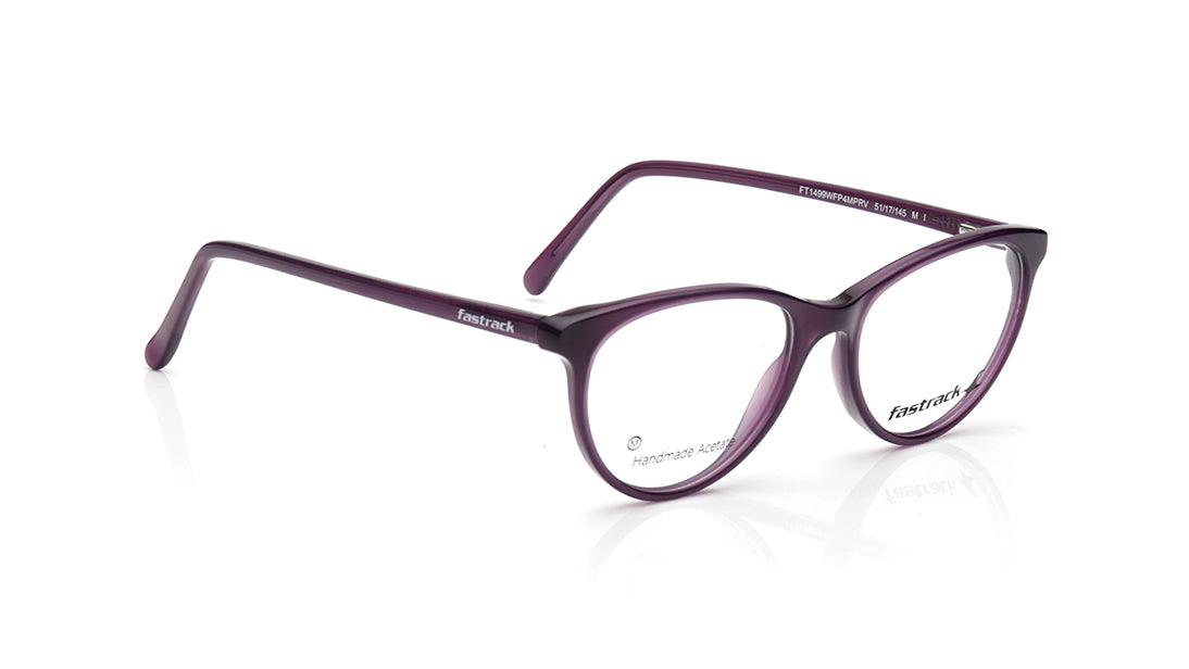 Purple CatEye Rimmed Eyeglasses for Women