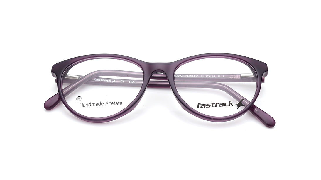 Purple CatEye Rimmed Eyeglasses for Women