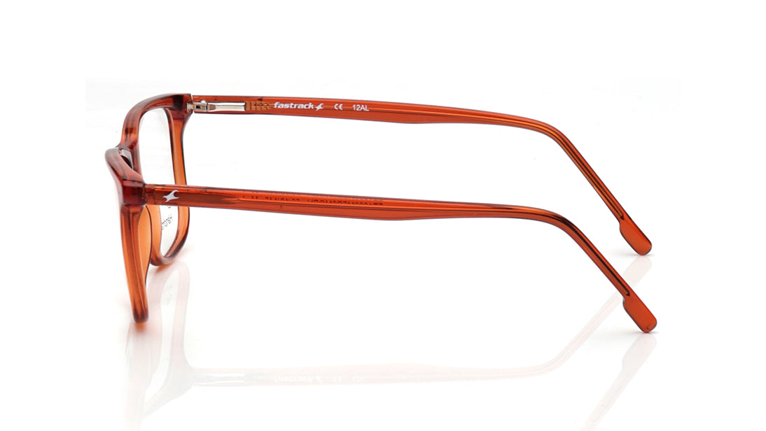 Orange Square Rimmed Eyeglasses for Men