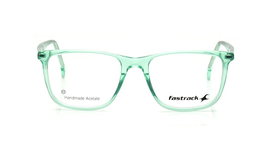 Green Square Rimmed Eyeglasses for Men