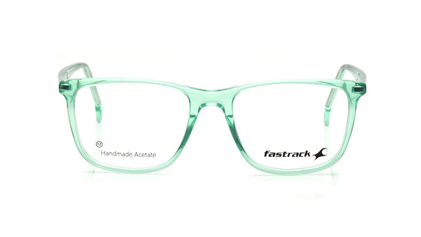 Green Square Rimmed Eyeglasses for Men