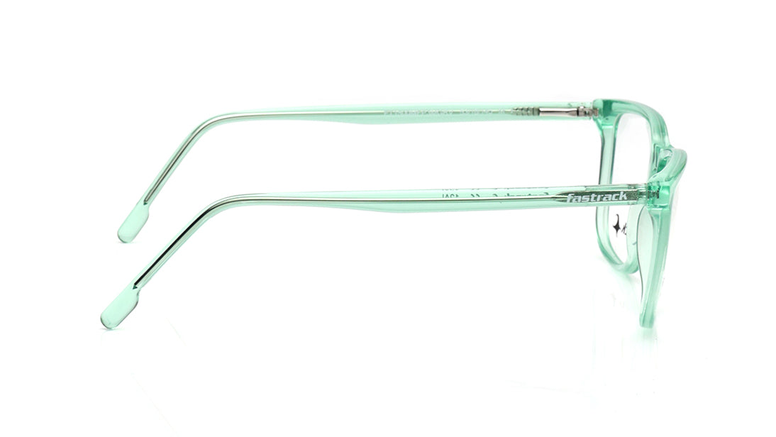 Green Square Rimmed Eyeglasses for Men