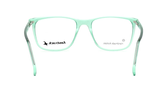 Green Square Rimmed Eyeglasses for Men