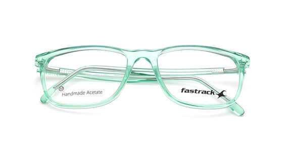 Green Square Rimmed Eyeglasses for Men