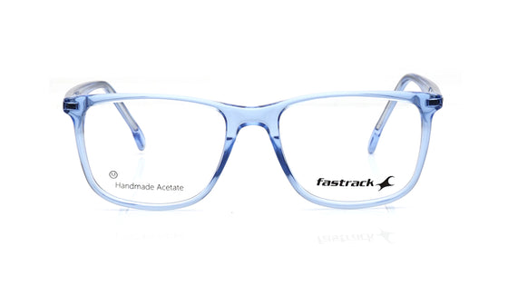 Blue Square Rimmed Eyeglasses for Men
