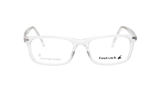 Transparent Rectangle Rimmed Eyeglasses for Men