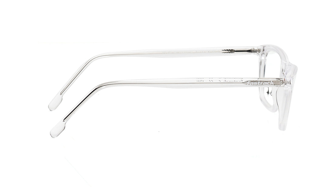 Transparent Rectangle Rimmed Eyeglasses for Men