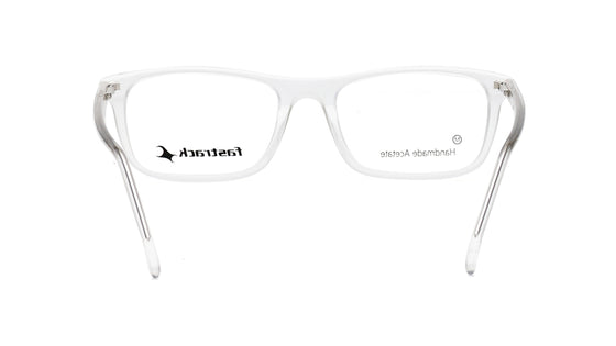 Transparent Rectangle Rimmed Eyeglasses for Men