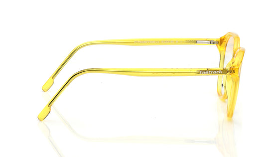 Yellow Geometric Rimmed Eyeglasses for Men