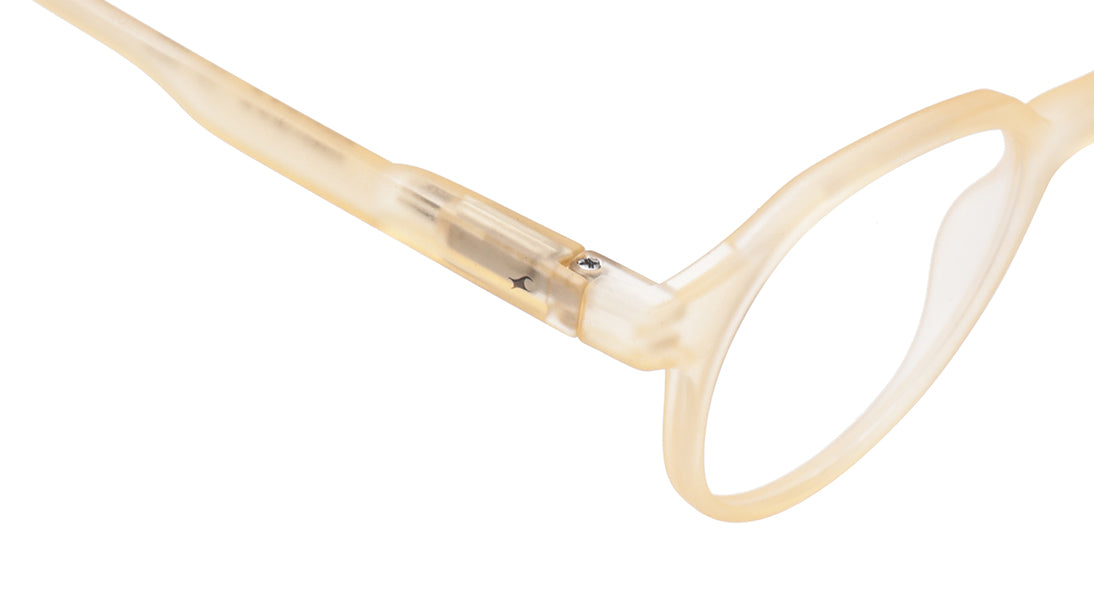 Orange Round Rimmed Eyeglasses for Men and Women