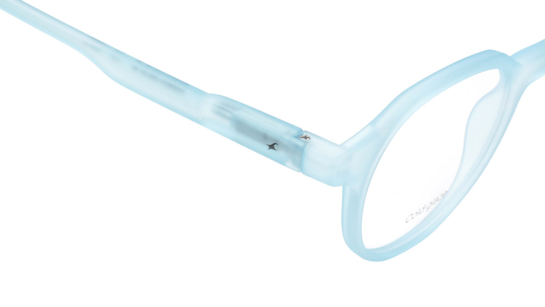 Blue Round Rimmed Eyeglasses for Men and Women