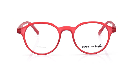 Red Round Rimmed Eyeglasses for Men and Women