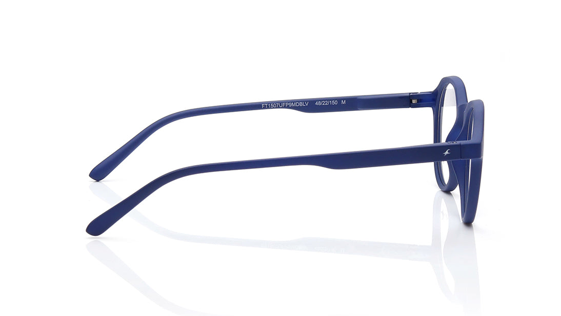 Geometric Blue Rimmed Eyeglasses for Men and Women