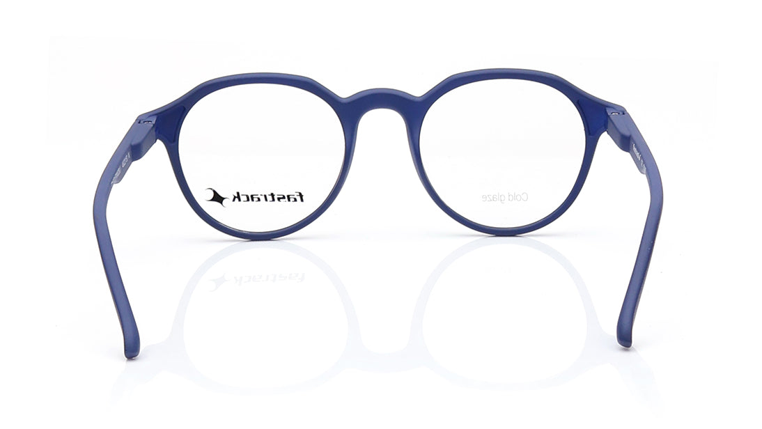 Geometric Blue Rimmed Eyeglasses for Men and Women