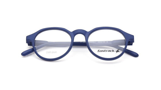 Geometric Blue Rimmed Eyeglasses for Men and Women