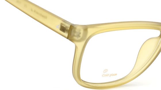 Square Green Rimmed Eyeglasses for Men
