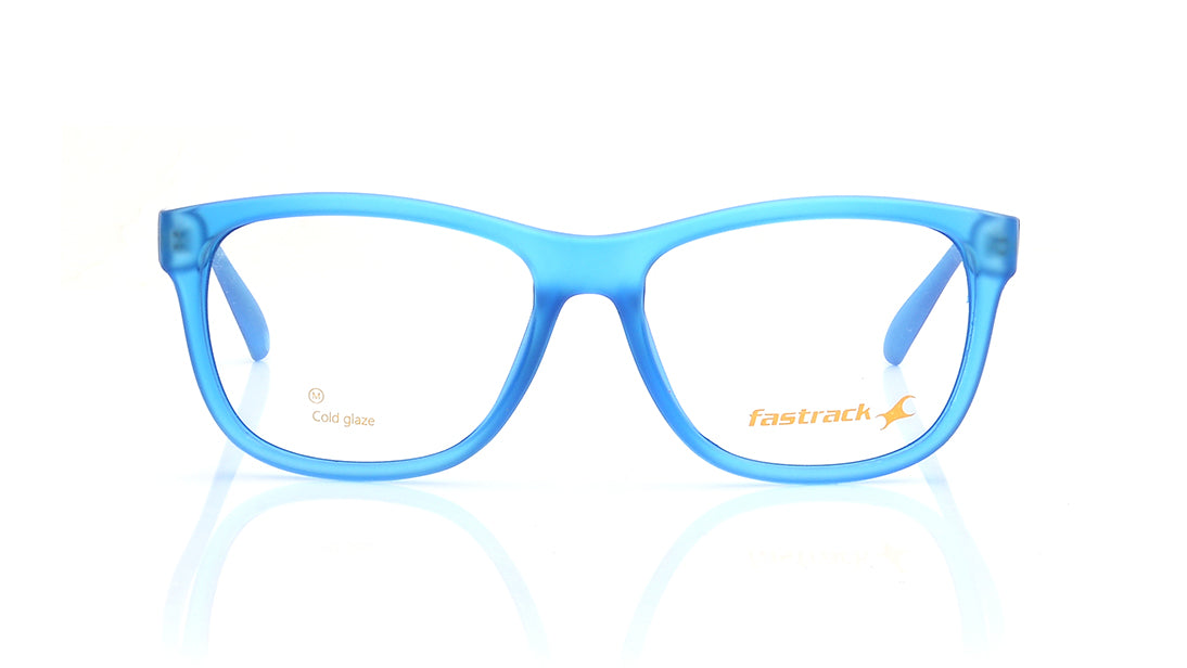Square Blue Rimmed Eyeglasses for Men