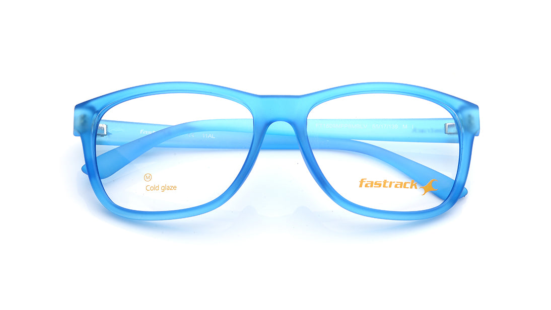 Square Blue Rimmed Eyeglasses for Men