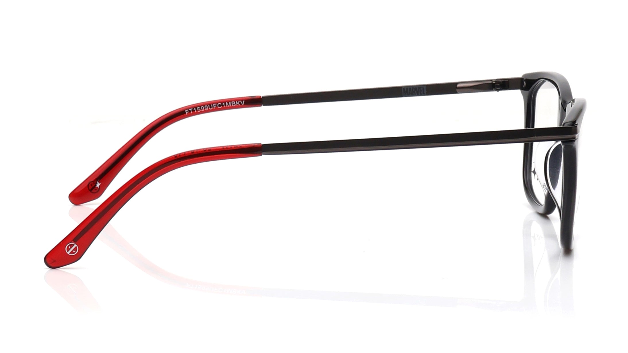 Black Wayfarer Eyeglasses for Men and Women - Deadpool Collection
