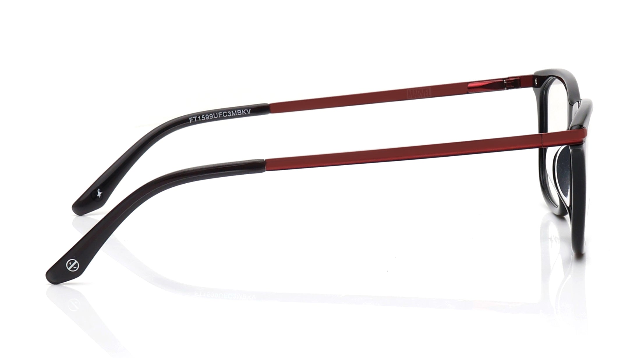 Black Wayfarer Eyeglasses for Men and Women - Deadpool Collection