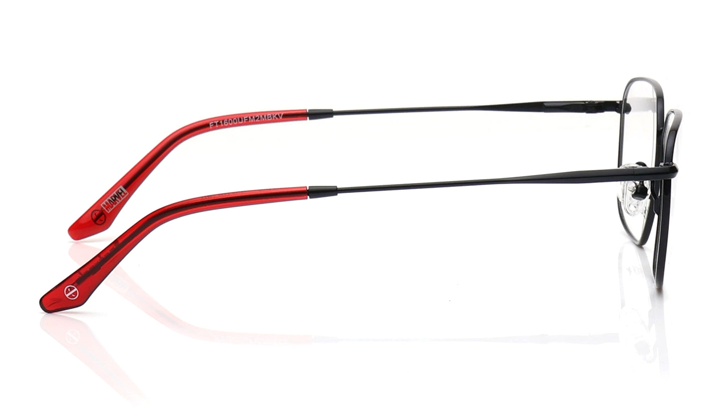 Black Wayfarer Eyeglasses for Men and Women- Deadpool Collection
