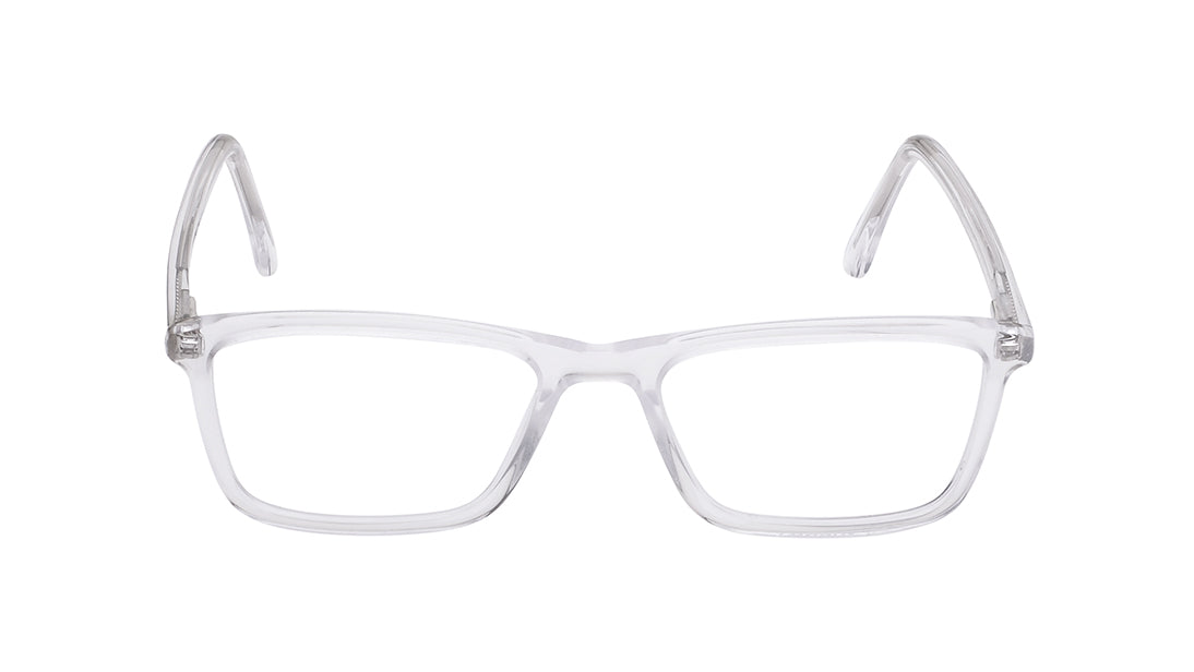 Crystal Rectangle Rimmed Kids Eyeglasses (FZ1206MFP2SWHV|49)