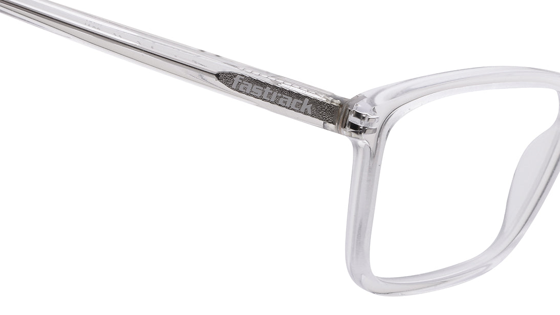Crystal Rectangle Rimmed Kids Eyeglasses (FZ1206MFP2SWHV|49)