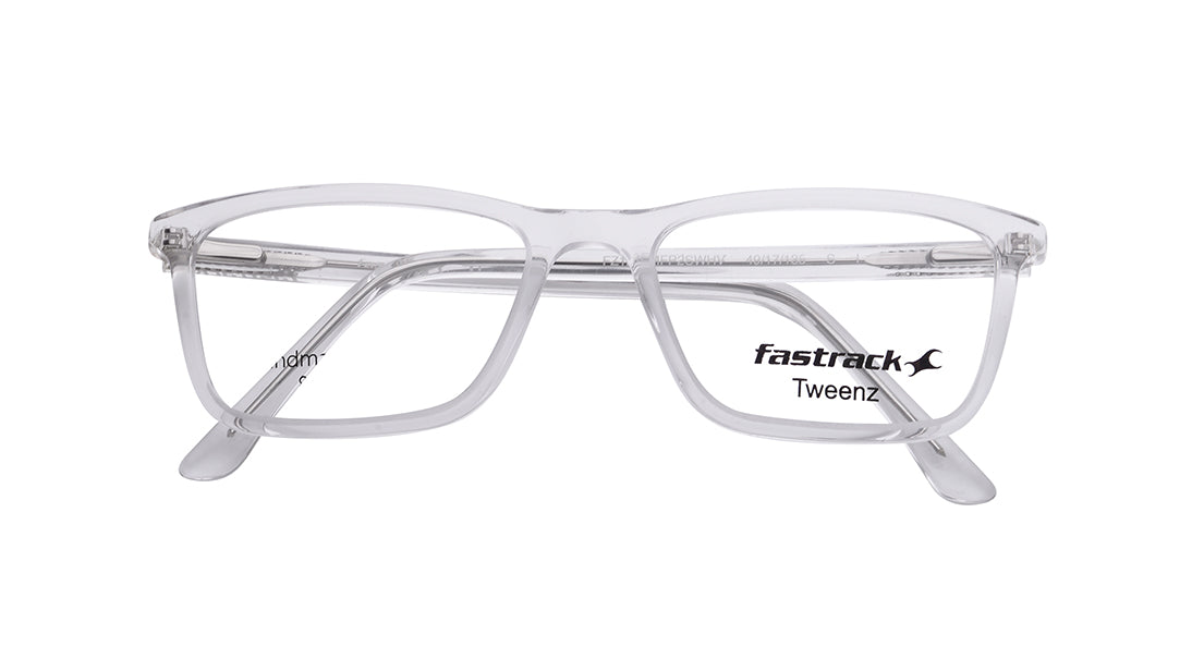 Crystal Rectangle Rimmed Kids Eyeglasses (FZ1206MFP2SWHV|49)