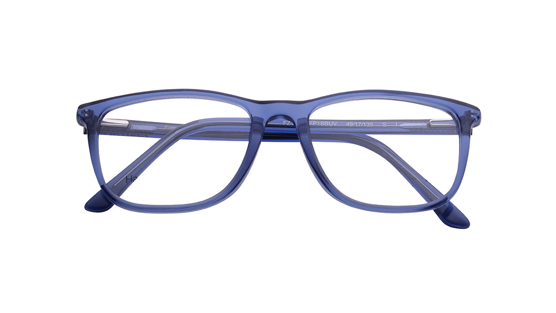 Blue Wayfarer Rimmed Kids Eyeglasses (FZ1208MFP1SBUV|49)