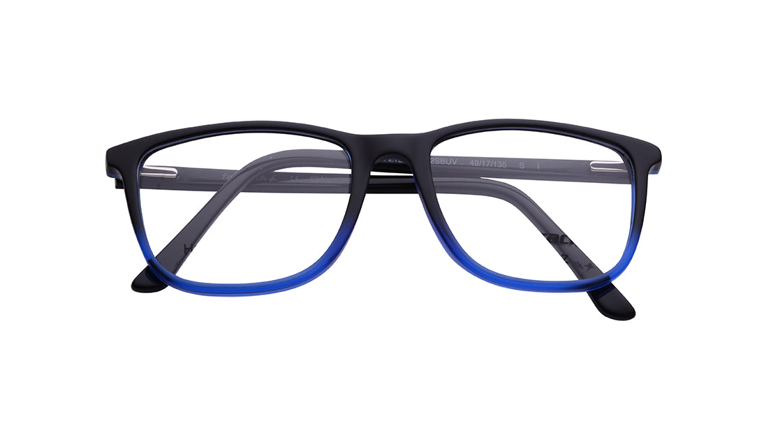 Black  Wayfarer Rimmed Kids Eyeglasses (FZ1208MFP2SBUV|49)
