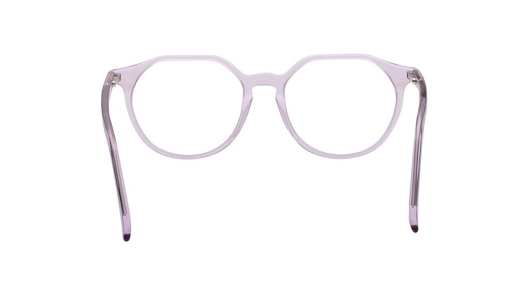 Pink Geometry Rimmed Kids Eyeglasses (FZ1210MFP2SPKV|49)