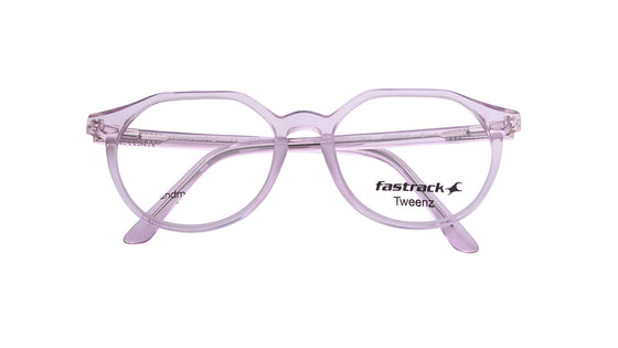 Pink Geometry Rimmed Kids Eyeglasses (FZ1210MFP2SPKV|49)