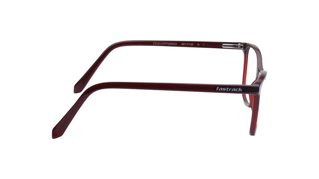 Burgundy Butterfly Rimmed Kids Eyeglasses (FZ1211FFP2SBGV|49)