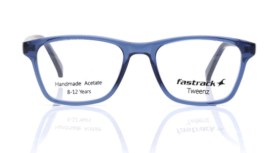 Blue Rectangle Rimmed Eyeglasses for Kids
