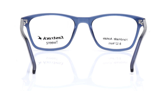 Blue Rectangle Rimmed Eyeglasses for Kids