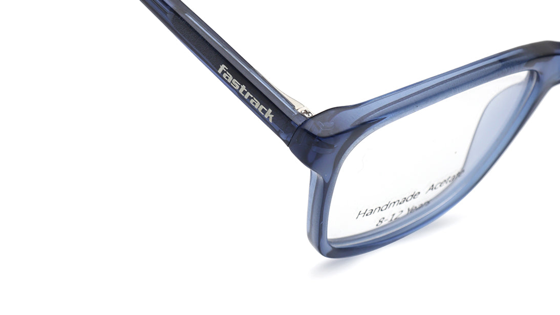 Blue Rectangle Rimmed Eyeglasses for Kids