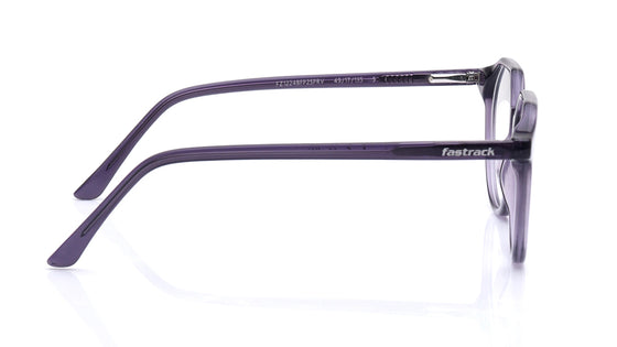 Purple Geometric Rimmed Eyeglasses for Kids