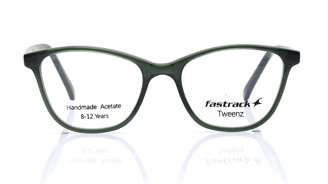 Green CatEye Rimmed Eyeglasses for Kids