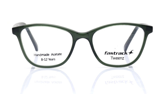 Green CatEye Rimmed Eyeglasses for Kids