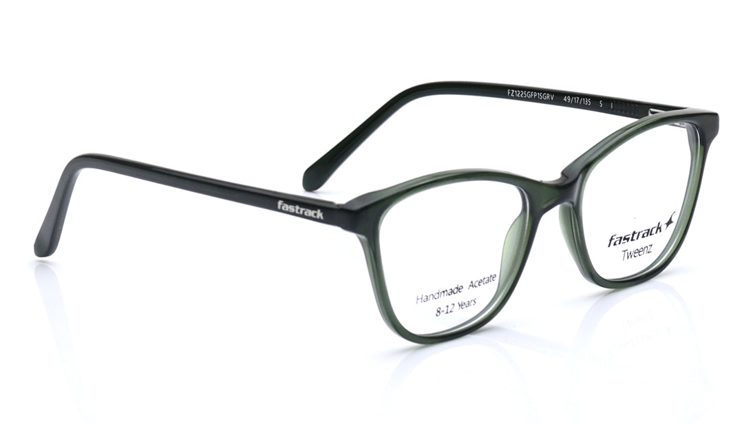 Green CatEye Rimmed Eyeglasses for Kids