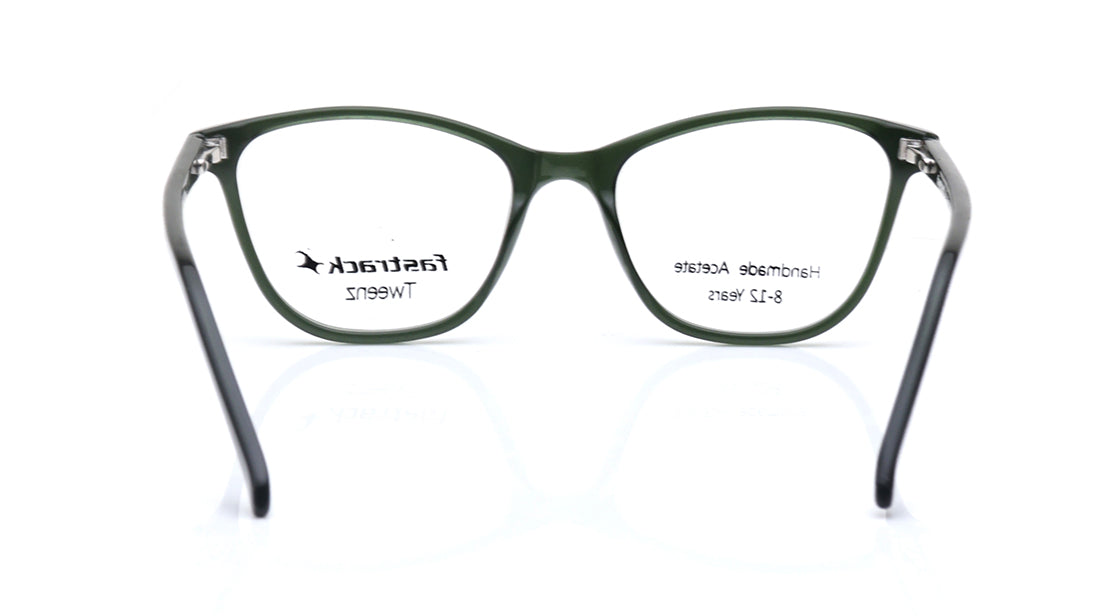 Green CatEye Rimmed Eyeglasses for Kids