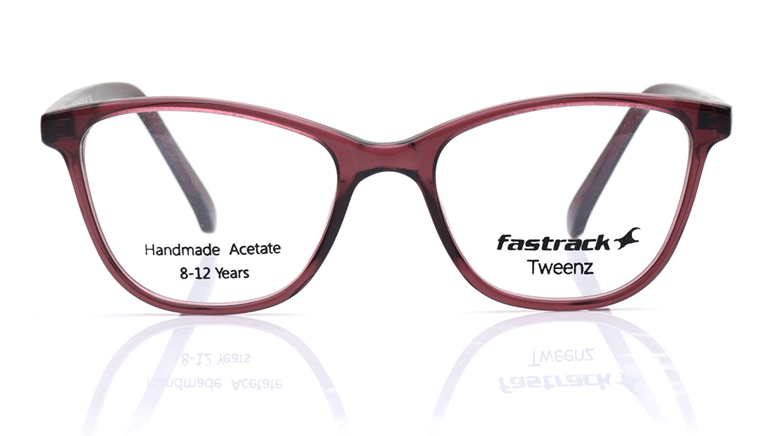 Burgundy CatEye Rimmed Eyeglasses for Kids