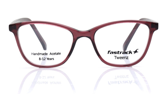 Burgundy CatEye Rimmed Eyeglasses for Kids