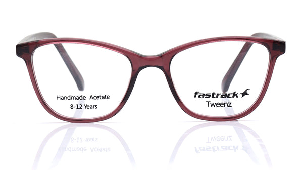 Burgundy CatEye Rimmed Eyeglasses for Kids
