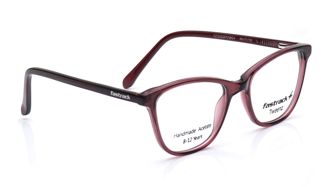Burgundy CatEye Rimmed Eyeglasses for Kids