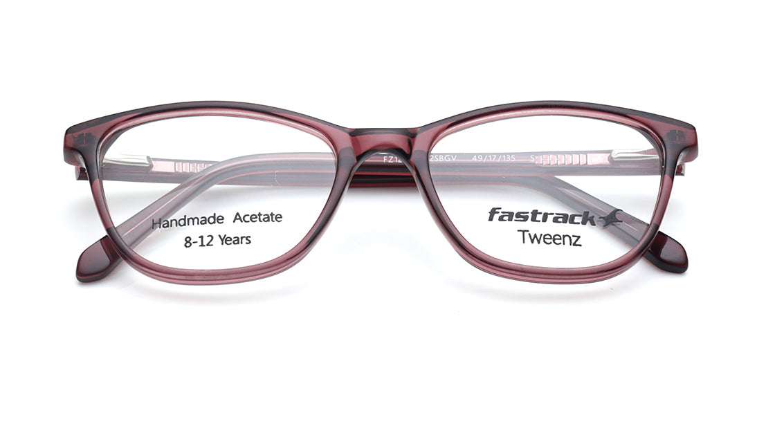 Burgundy CatEye Rimmed Eyeglasses for Kids