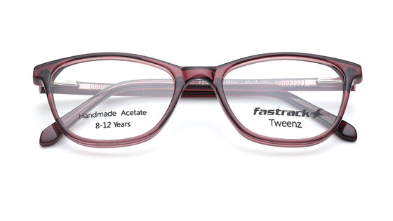 Burgundy CatEye Rimmed Eyeglasses for Kids